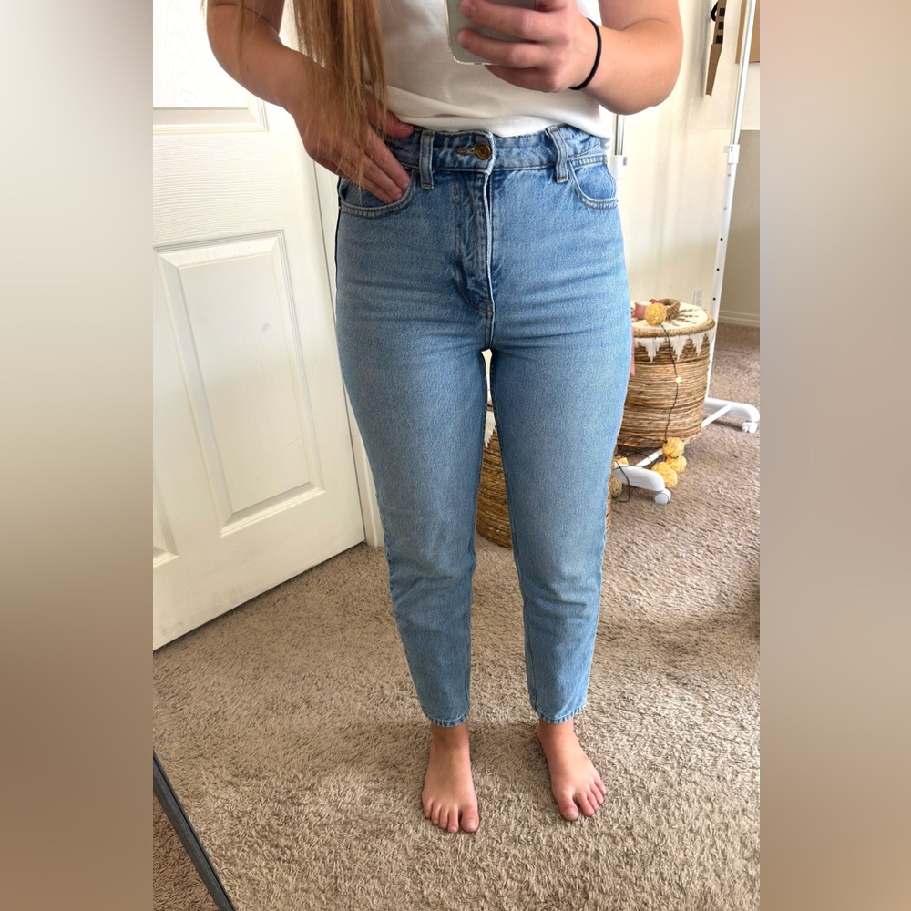 HIGH WAIST - MOM LEG - ANKLE LENGTH - COMFORT - Picture 4 of 7